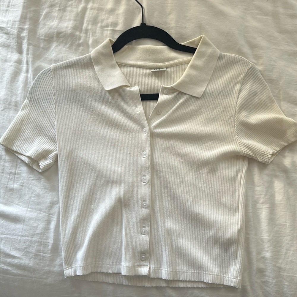 ARITZIA CROPPED POLO